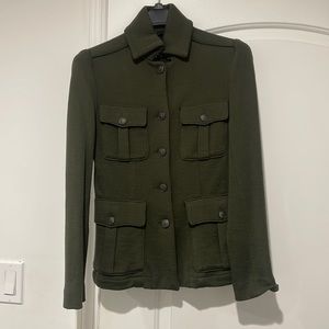 Rag & bone beautiful forest green jacket with collar and four pockets